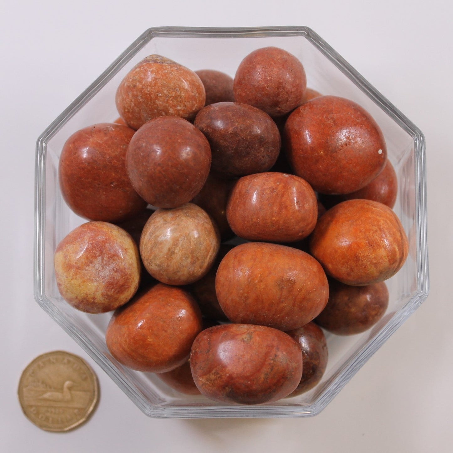 Jasper Orange Large - Tumbled