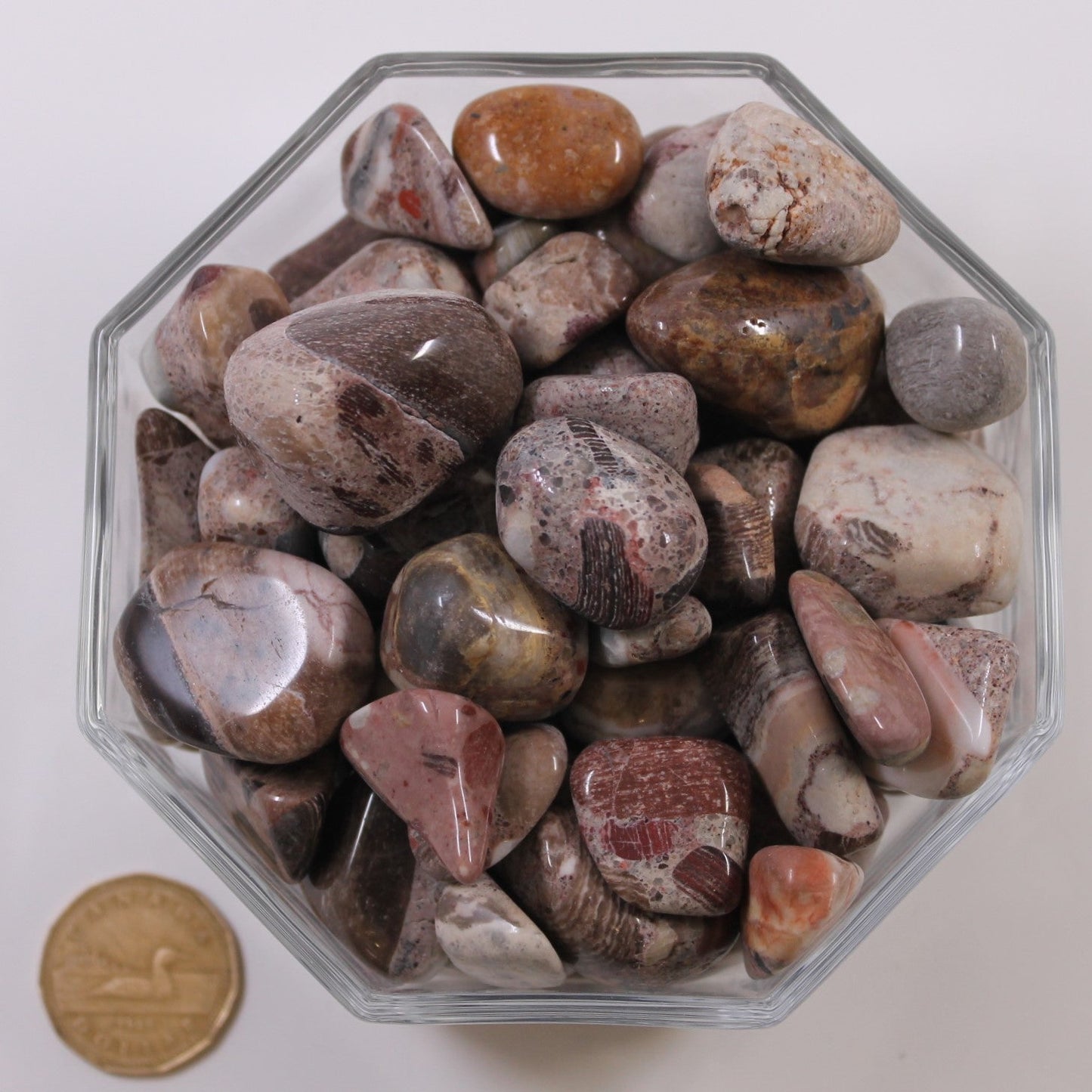 Jasper Poppy Large - Tumbled