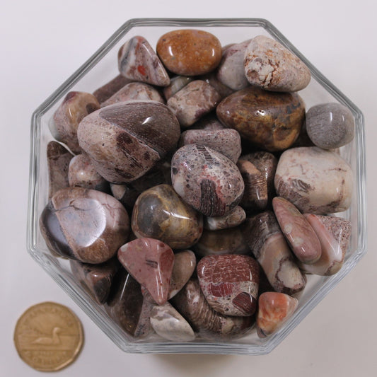 Jasper Poppy Large - Tumbled