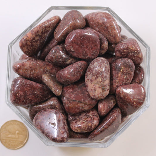 Jasper Wine Large - Tumbled