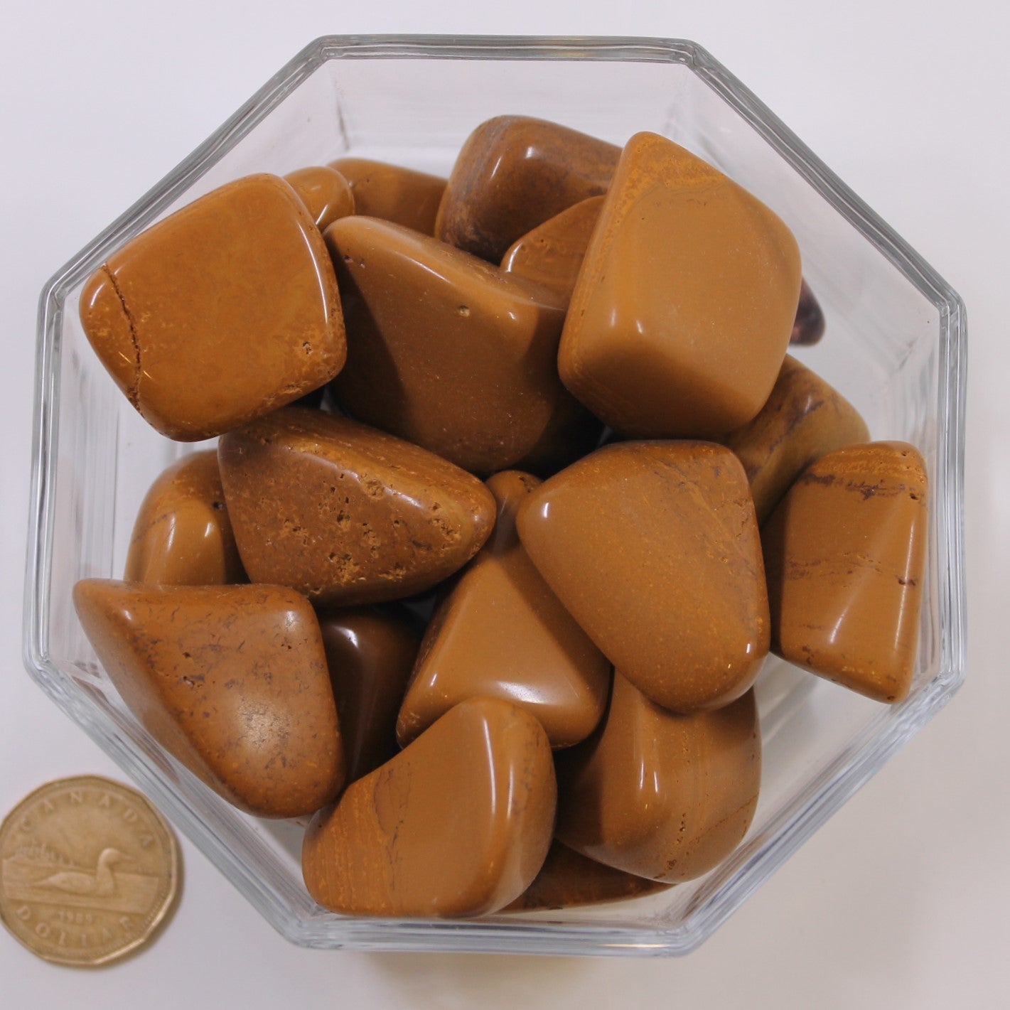 Jasper Yellow Large - Tumbled