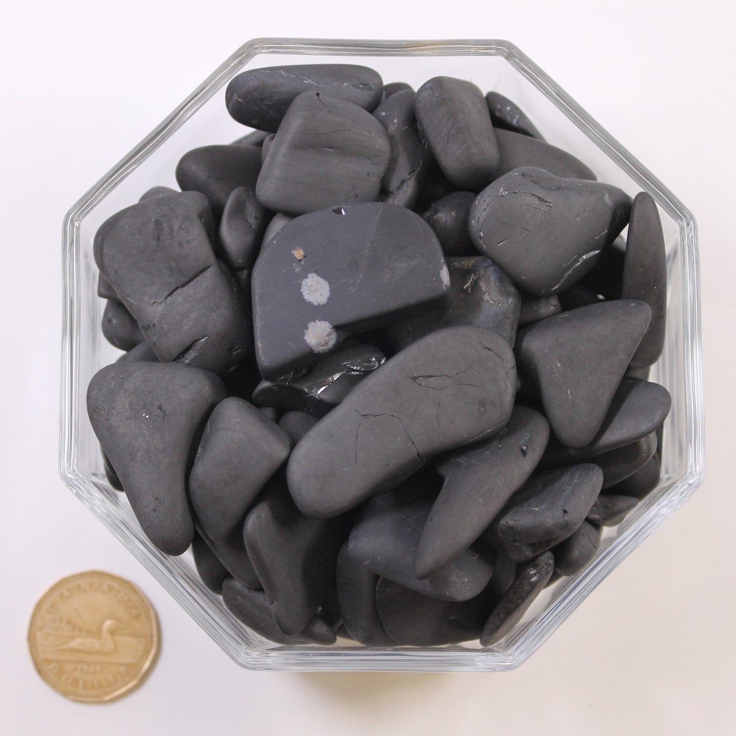 Jet Large Matte Finish - Tumbled