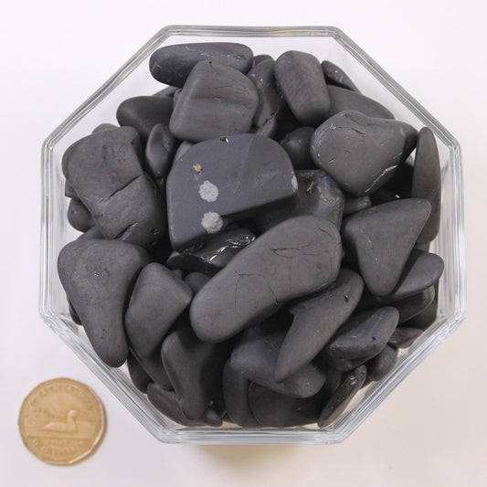Jet Large Matte Finish - Tumbled