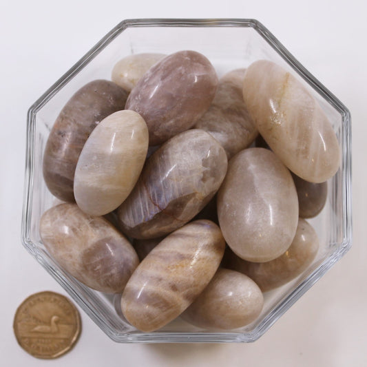 Moonstone Blue Large - Tumbled