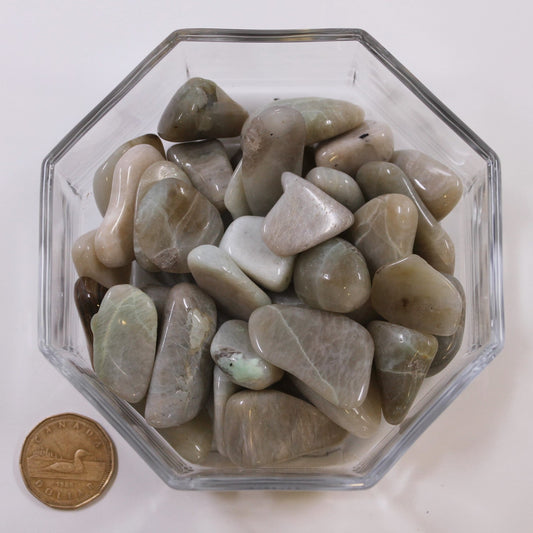 Moonstone Green Large - Tumbled